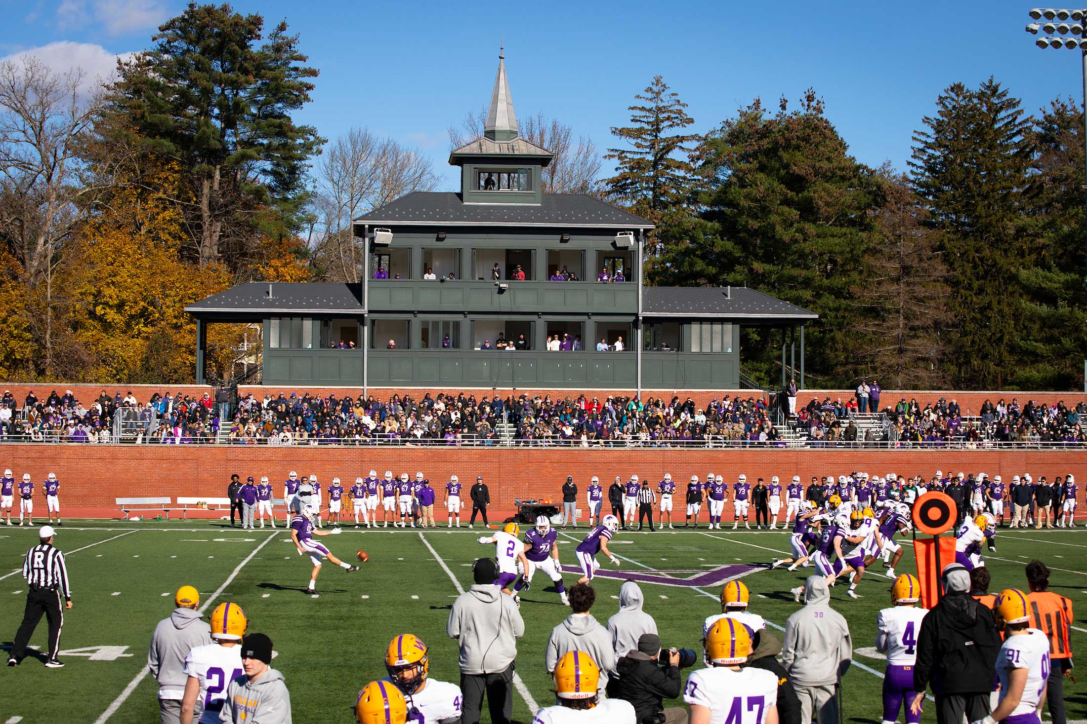 Amherst College vs. Williams College football game.